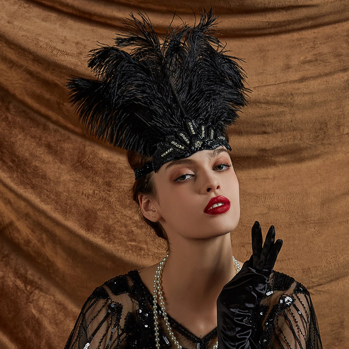 Bandeau à Plumes Gatsby Années 20 – Plusieurs Modèles