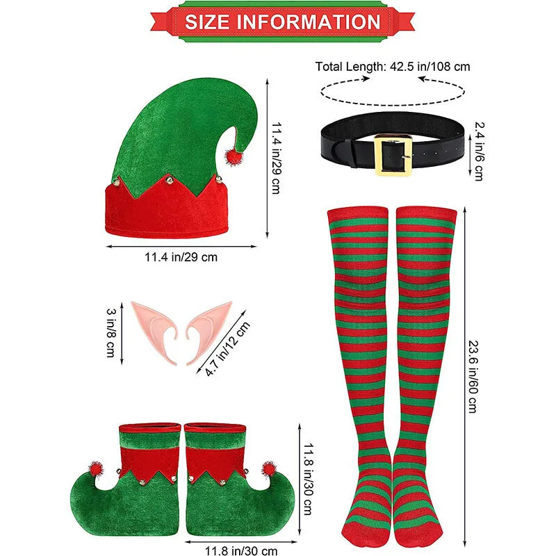 Déguisement Lutine de Noël Femme – Robe Verte S à XXL