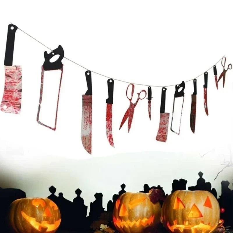 Guirlande Fanions Halloween – Décoration Maison Hantée