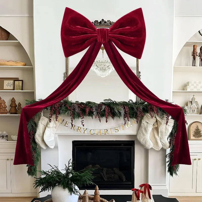 Grand Nœud Décoratif de Noël – Modèles A ou B