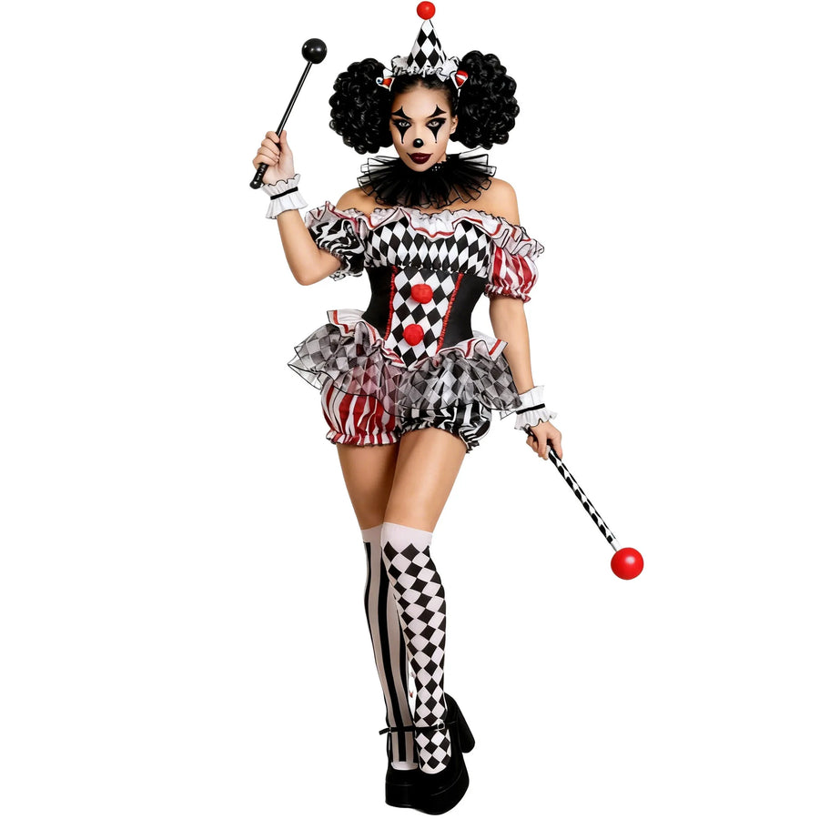 Combinaison Clown Sexy Femme – Dompteuse de Cirque – vue 8