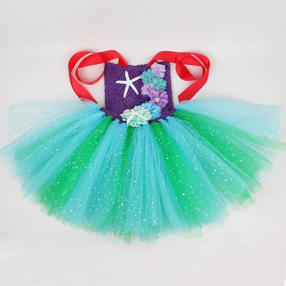 Robe Tutu Sirène Pailletée Fille