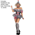 Déguisement Bouffon Clown Femme