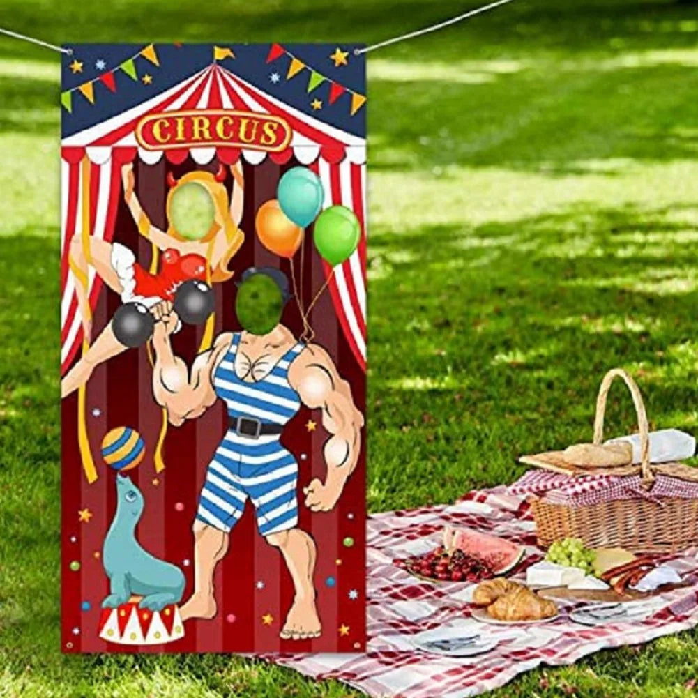 Fond Photo Carnaval et Cirque – Bannière Décorative