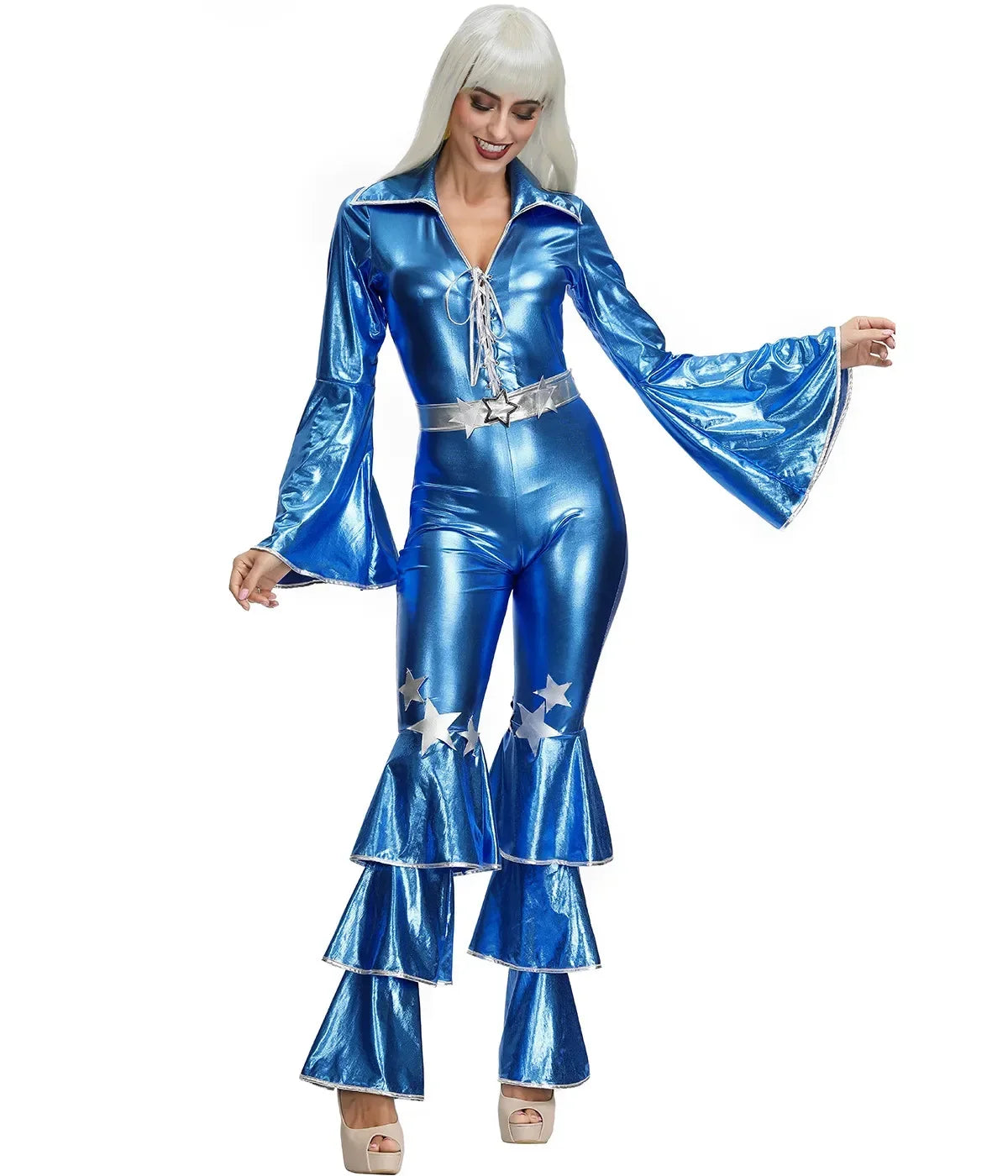 Combinaison Disco Hippie Années 70 Femme