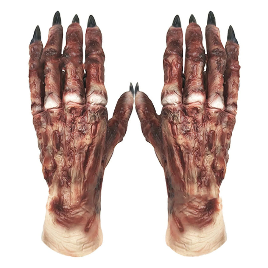 Gants Bête Loup-Garou en Latex