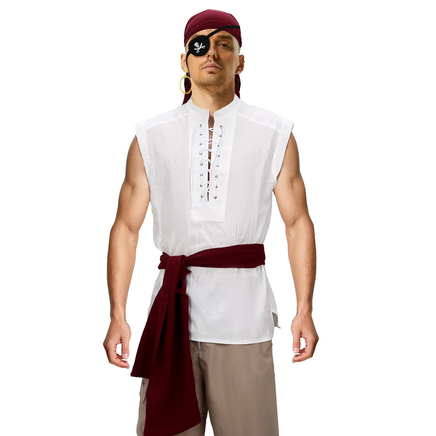 Déguisement Pirate Homme 5 Pièces