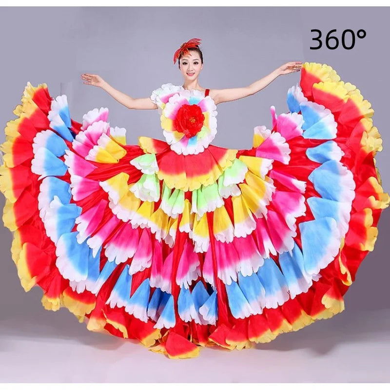 Robe Flamenco Femme à Volants – Plusieurs Styles