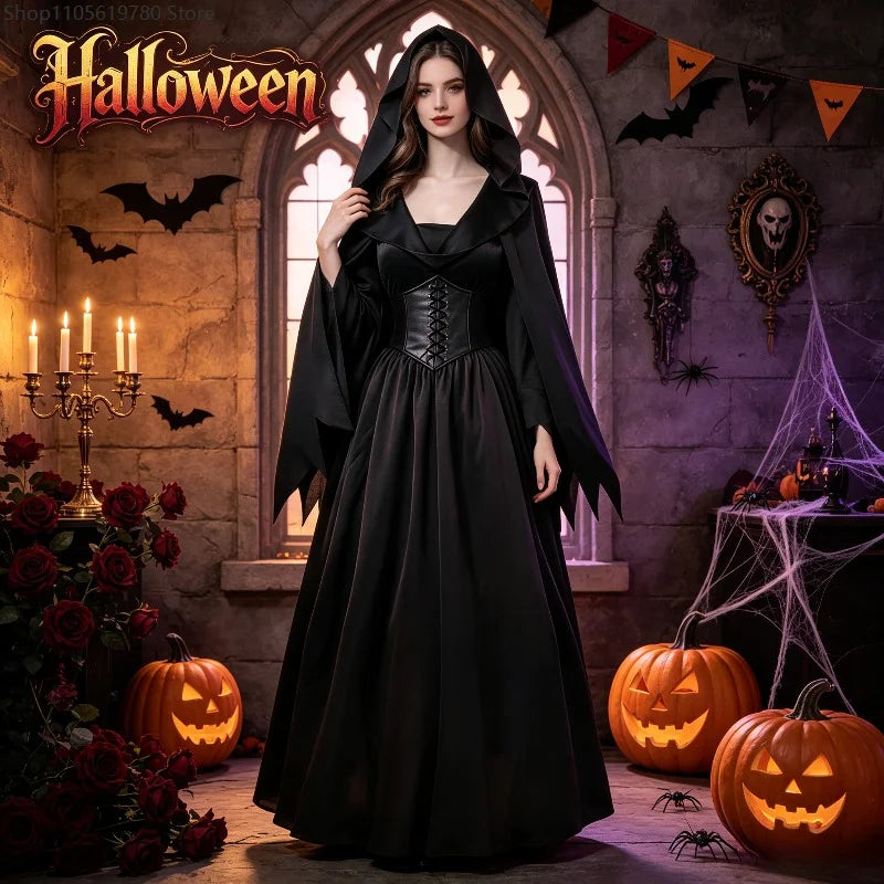 Robe Vampire Médiévale Gothique Femme – XS à 3XL