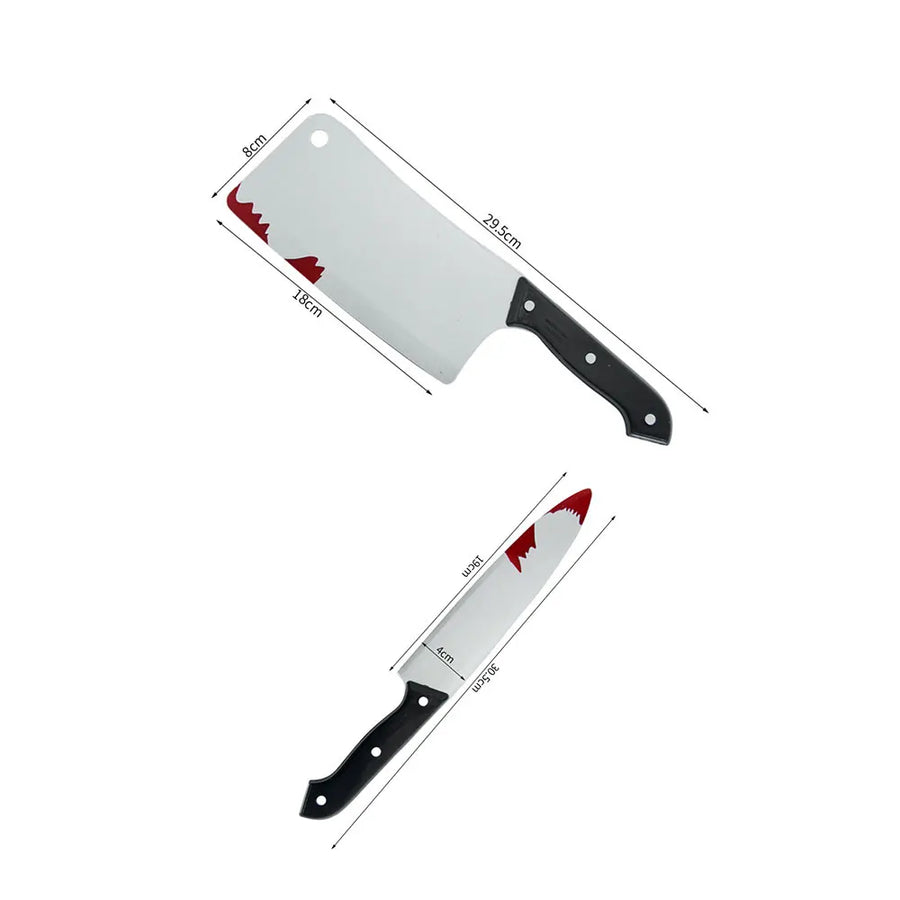 Couteau de Cuisine Ensanglanté Factice 30 cm – vue 6