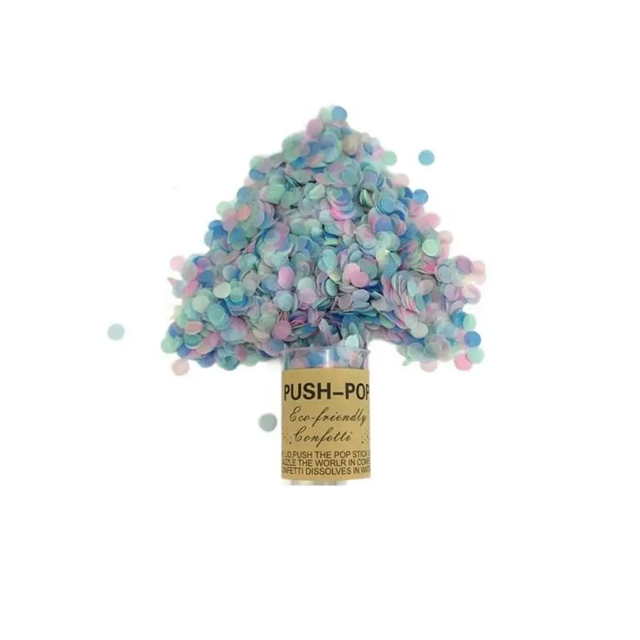 Canons à Confettis Ronds Colorés Baby Shower Mariage – vue 15