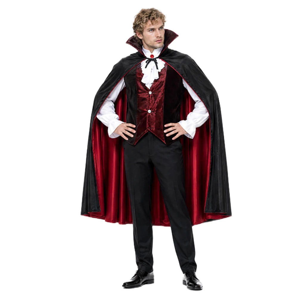 Costume Vampire Gentleman Homme – Ensemble avec Cape – vue 5