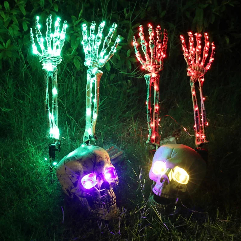 Squelette LED Taille Réelle Articulé – Décoration Extérieure