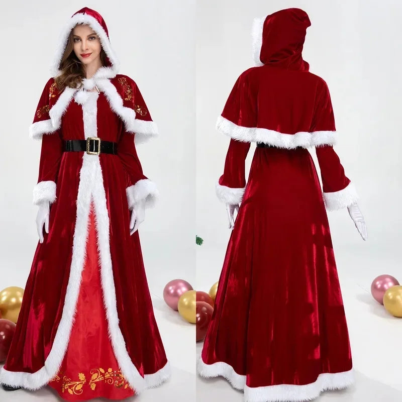 Costume Père Noël de Luxe Homme ou Femme – M à 3XL