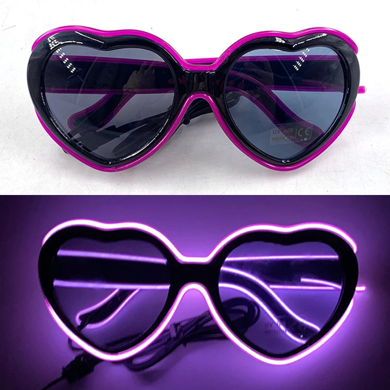 Lunettes Néon LED Lumineuses – vue 15