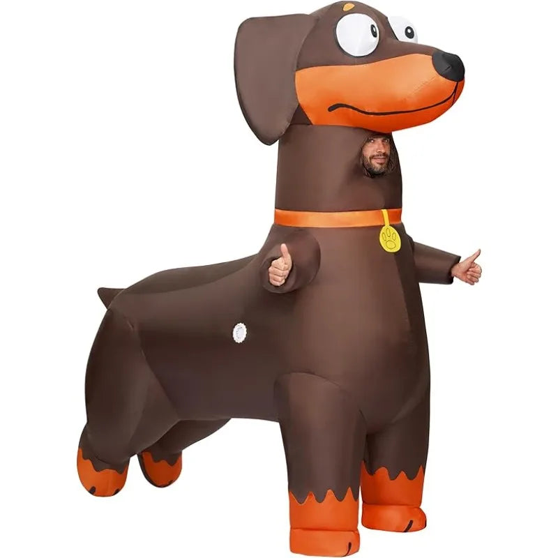 Déguisement Gonflable Animal Adulte – Requin, Dinosaure, Capybara – vue 2