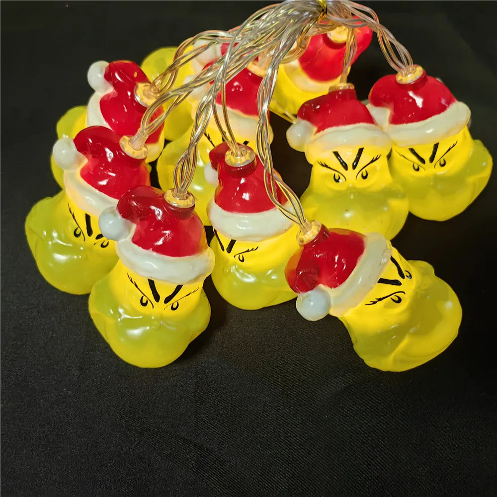 Guirlande LED Noël – Blanc ou Jaune, USB ou Piles
