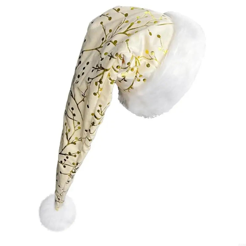 Bonnet de Noël Motif Doré