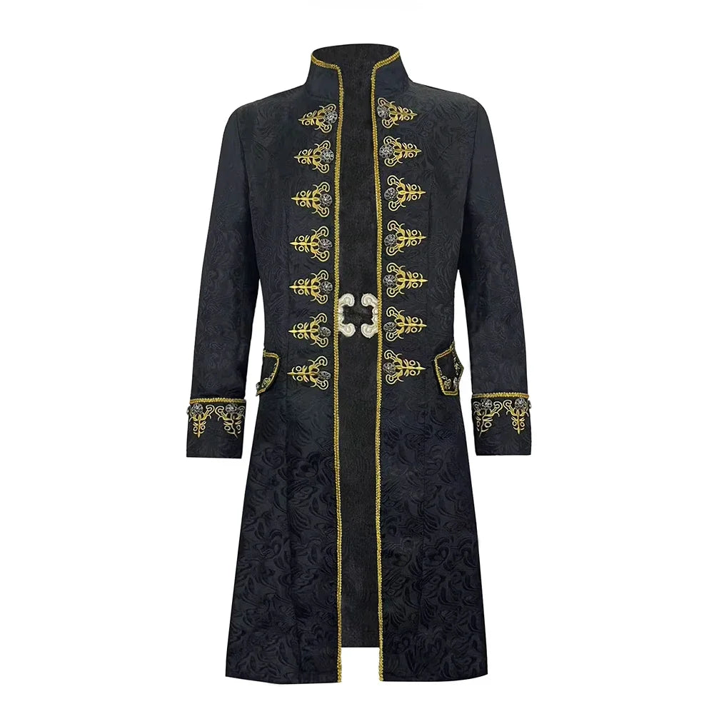 Manteau de Pirate Long Rétro Homme – vue 3
