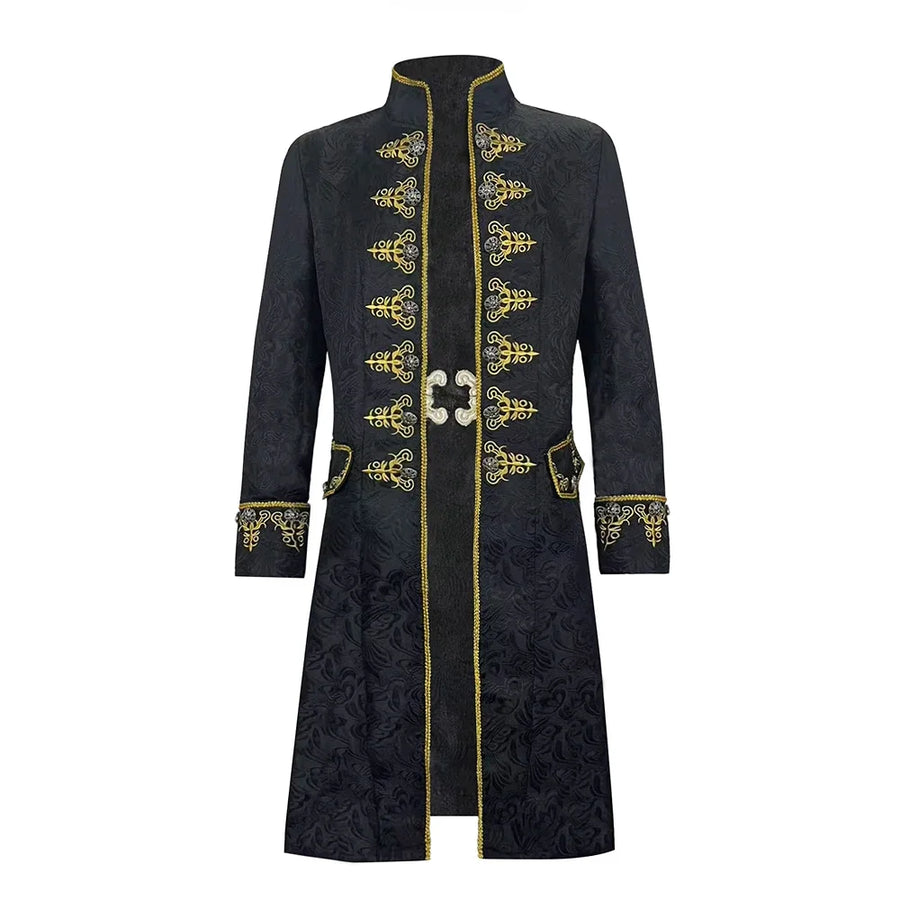 Manteau de Pirate Long Rétro Homme – vue 3