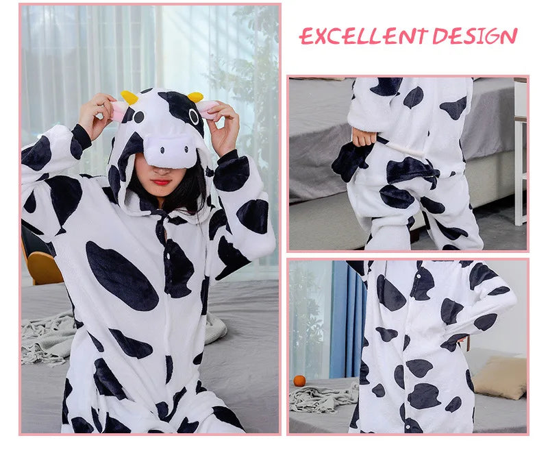 Kigurumi Vache – Pyjama Combinaison Adulte et Enfant