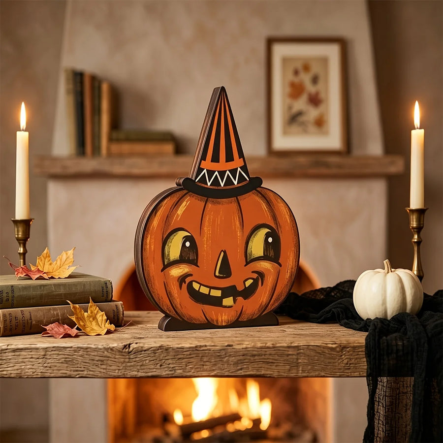Décoration en bois à poser Halloween – vue 9