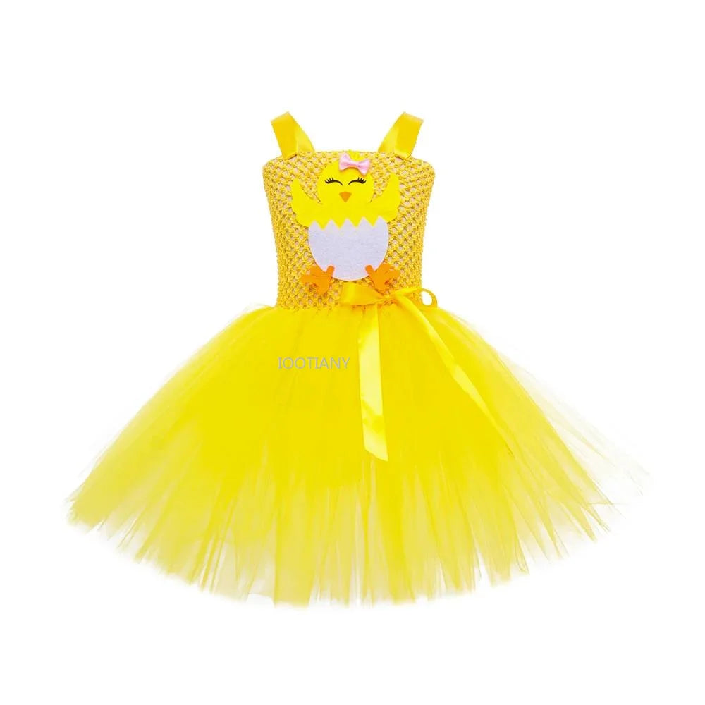 Robe Tutu Poussin Jaune Fille