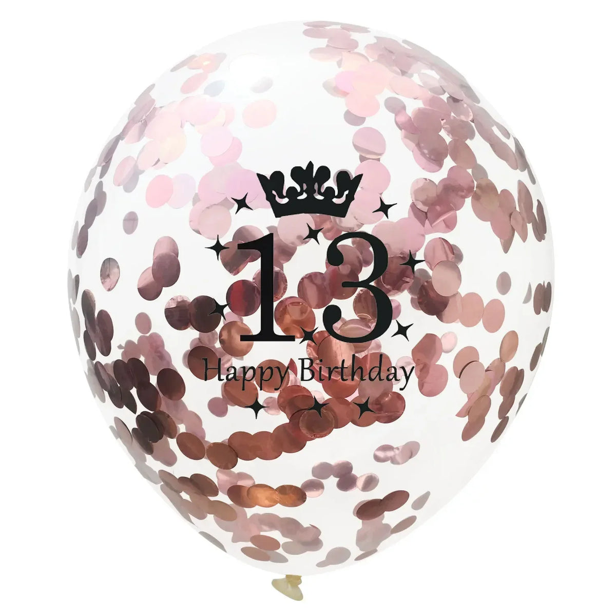 Lot de 15 Ballons Latex Or, Argent et Confettis – vue 2
