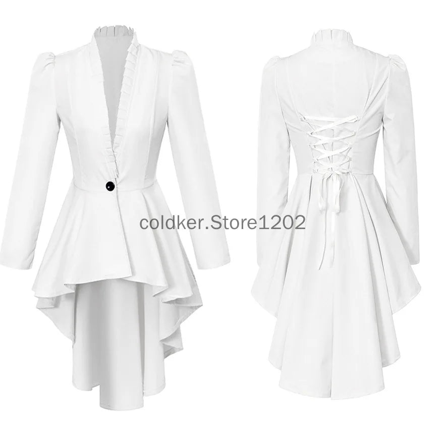 Veste Queue-de-Pie Victorienne Steampunk Femme