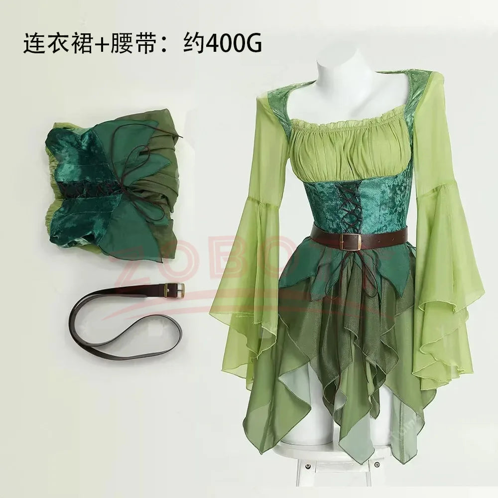 Robe Elfe Verte Femme – Avec ou Sans Ailes