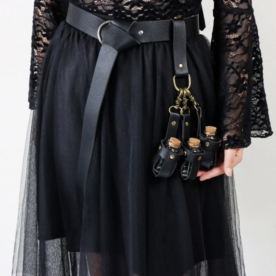 Ceinture Viking avec 3 Fioles de Potion