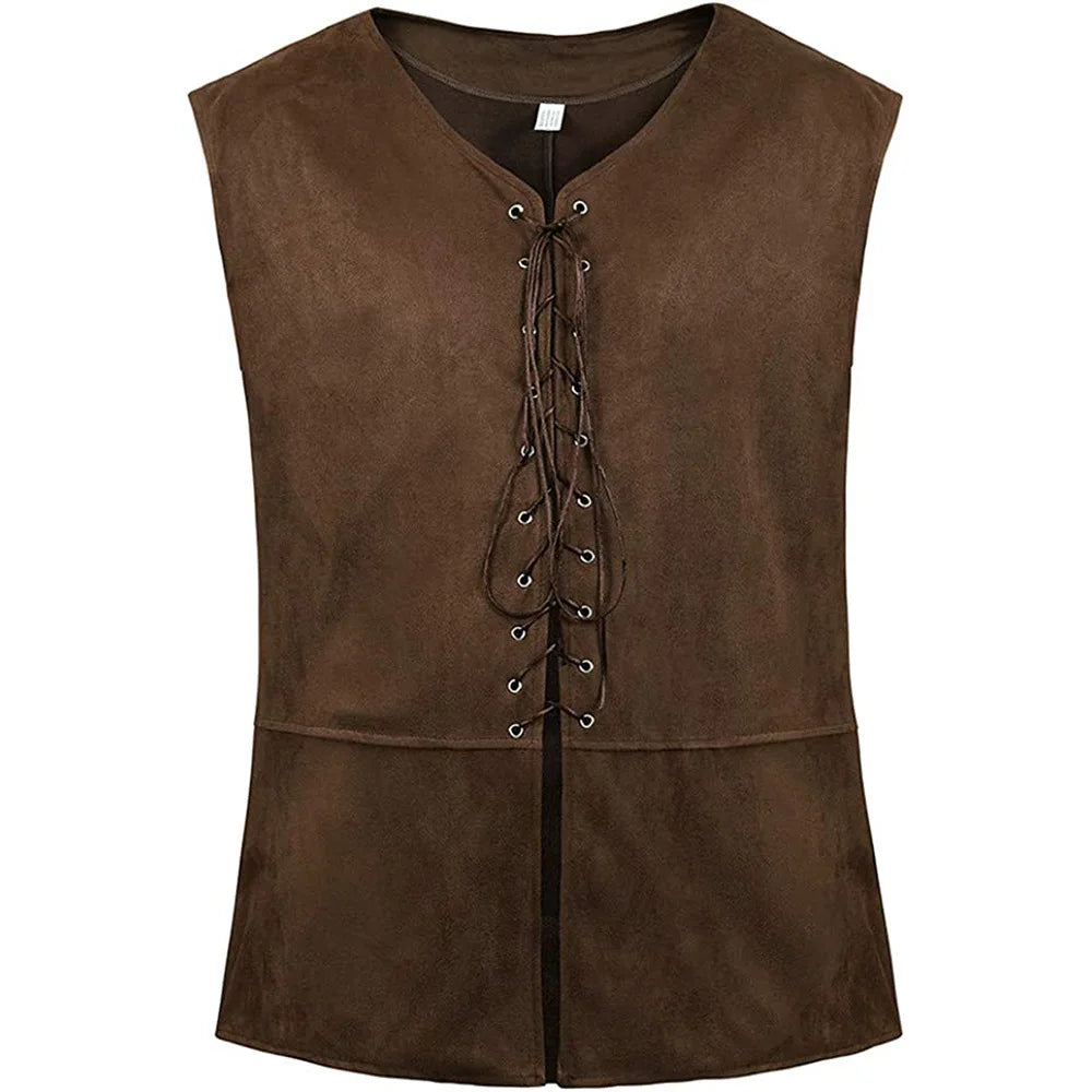 Gilet de Pirate Médiéval Homme