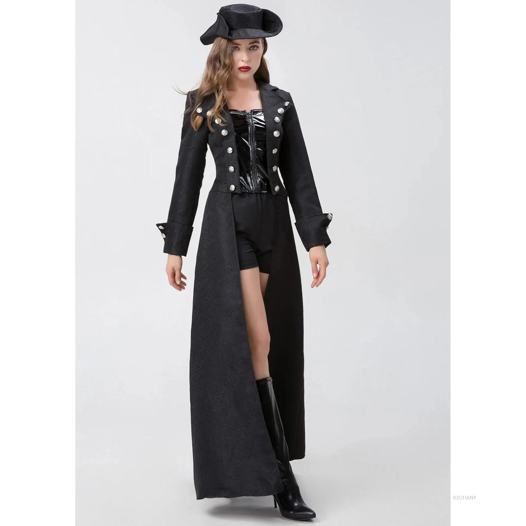 Déguisement Capitaine Pirate Sexy Gothique – vue 3