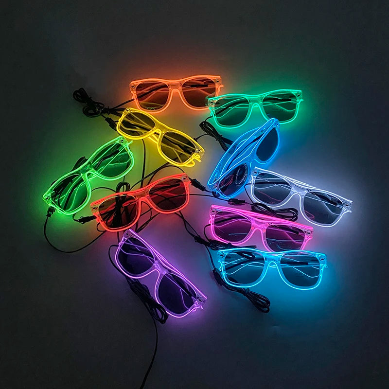 Lunettes LED Néon de Soirée – vue 2