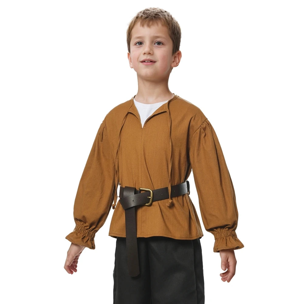 Chemise Pirate à Jabot Garçon