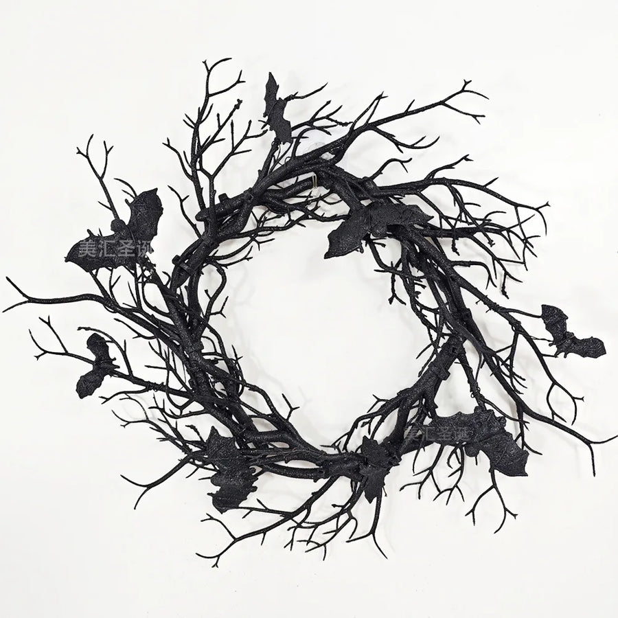 Couronne décorative LED Halloween – vue 6