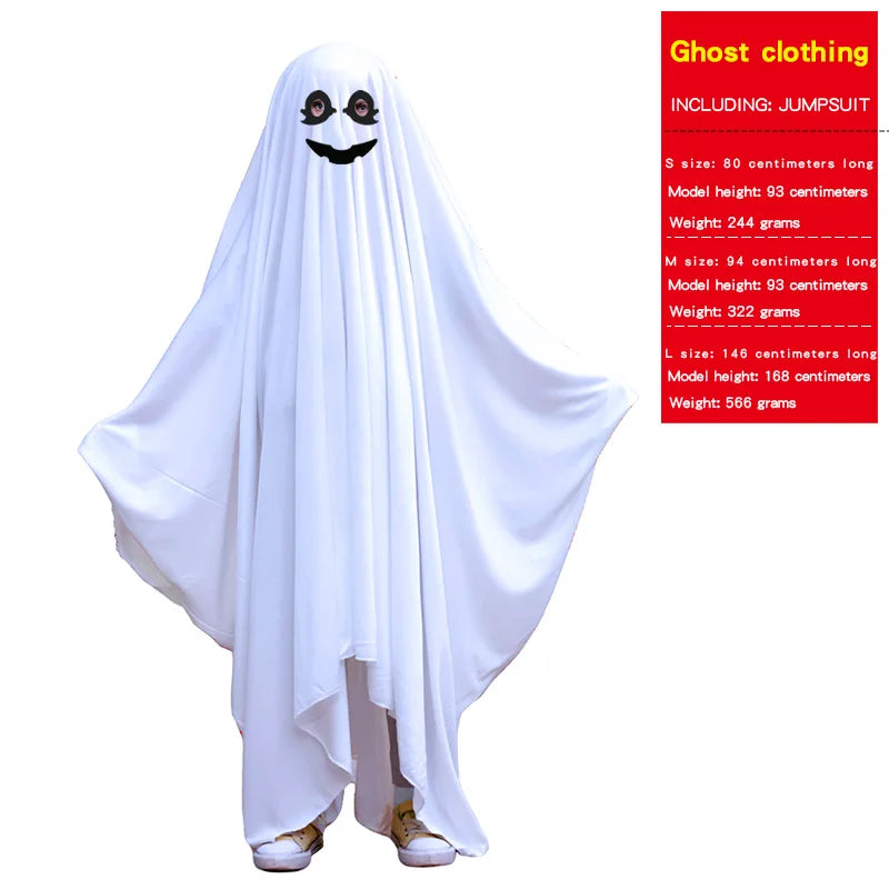 Déguisement Fantôme Blanc à Capuche Adulte