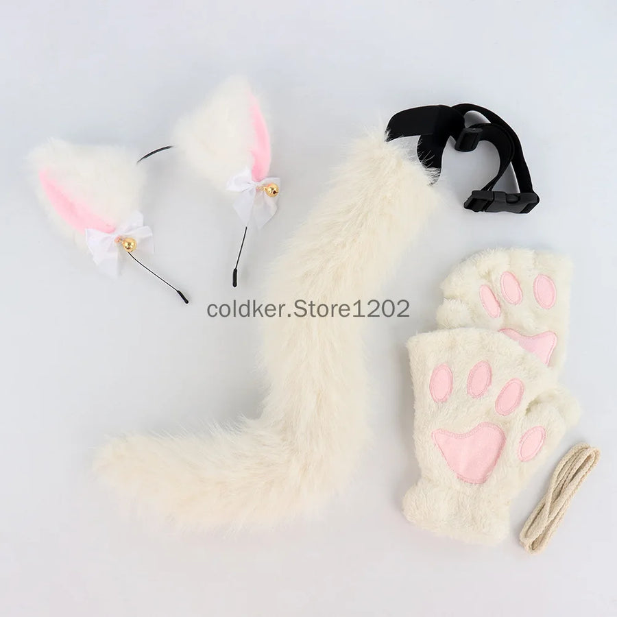 Kit Chat Noir – Oreilles, Queue, Gants et Collier