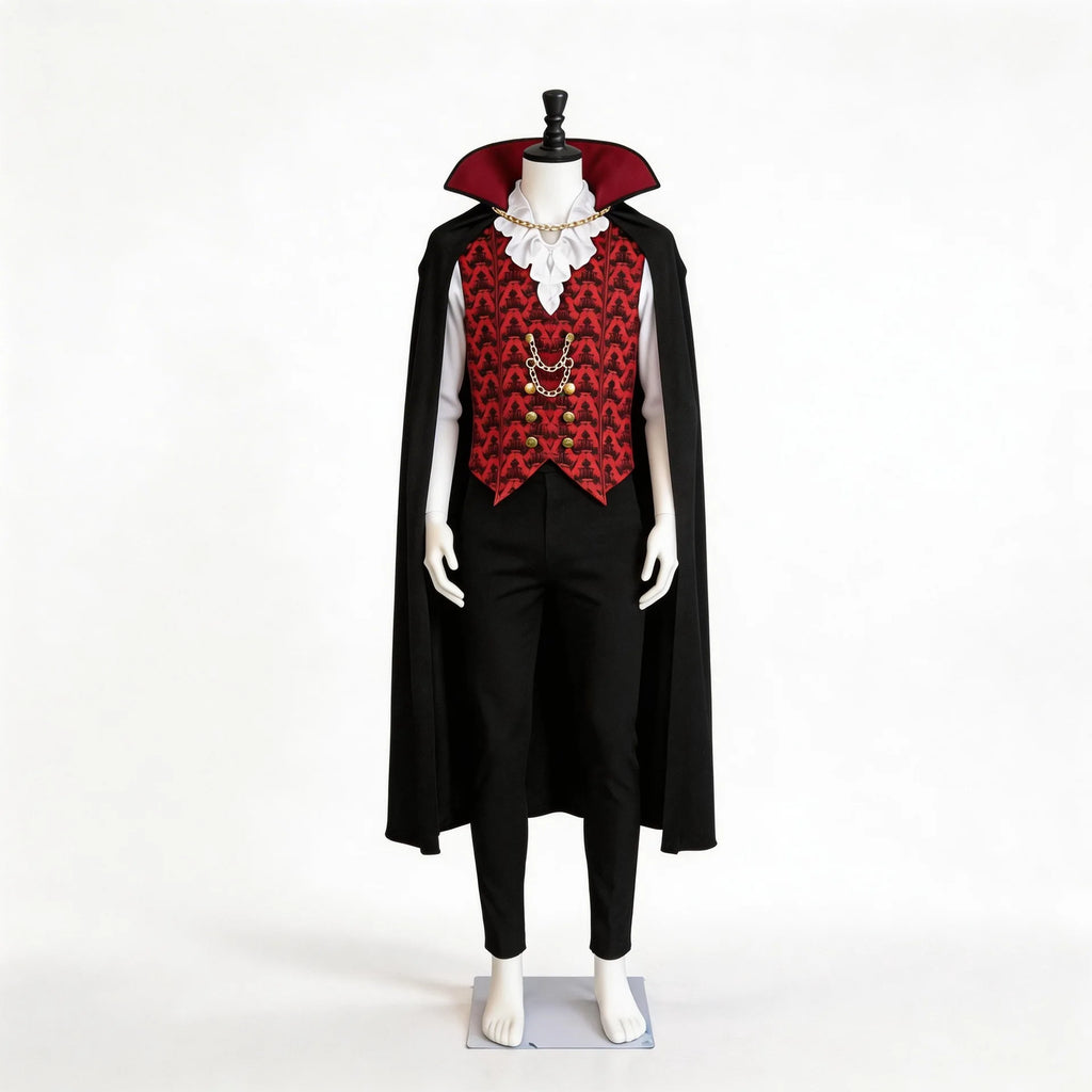 Déguisement Vampire Diable Homme – Chemise et Cape