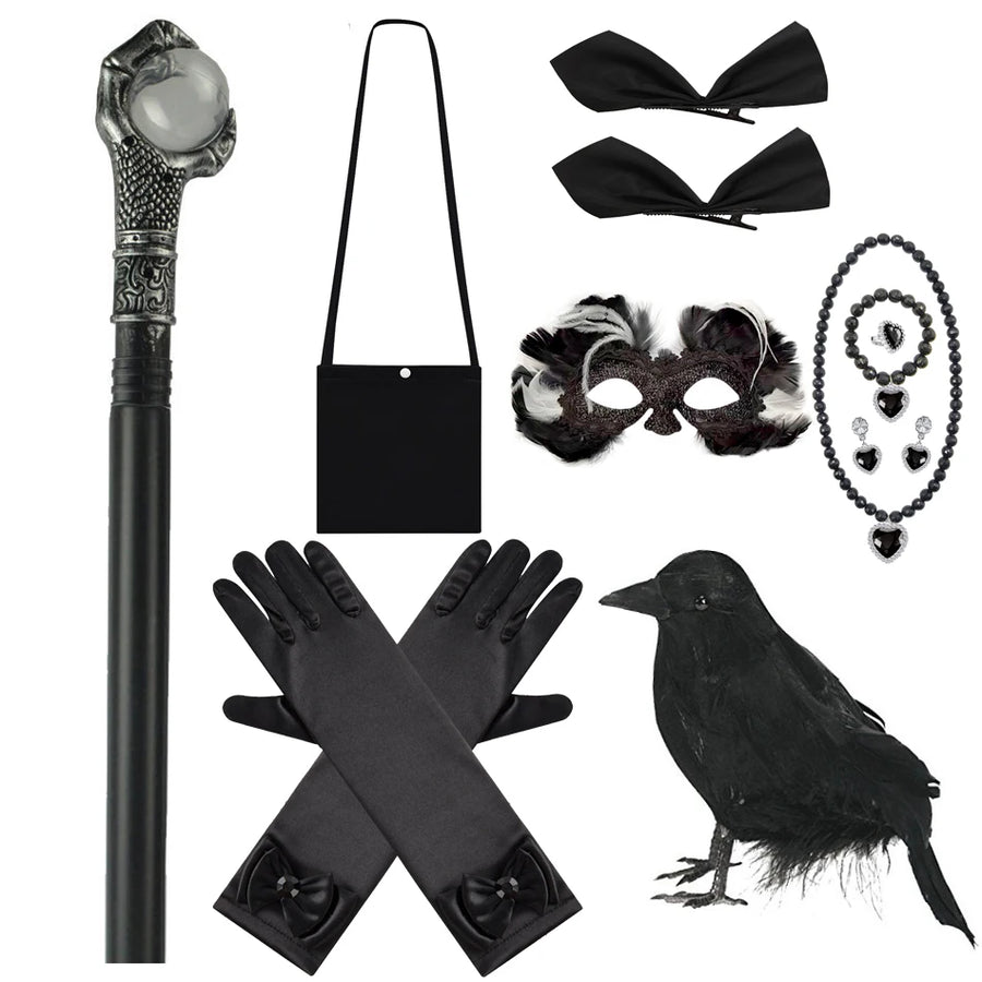 Déguisement Sorcière Gothique Fille – Robe ou Accessoires