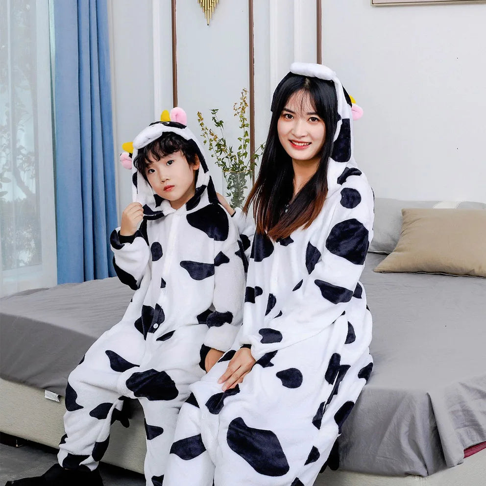 Combinaison Vache Famille - Kigurumi Parent et Enfant