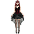 Robe Vampire Gothique Queue-de-Pie Femme – vue 7