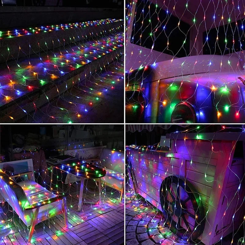Filet Lumineux LED de Noël – 96 à 192 LED