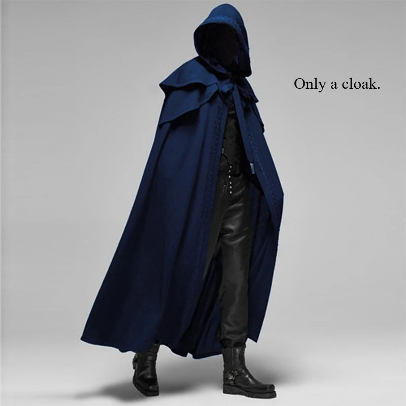 Cape Gothique Médiévale Homme – Noir ou Bordeaux