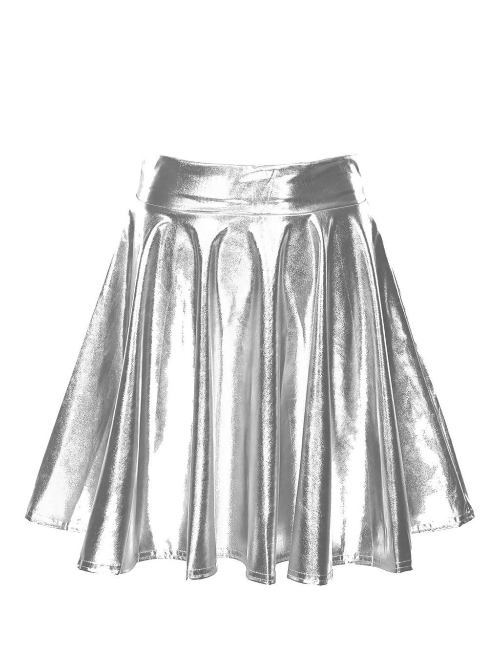 Déguisement Alien Sexy Femme – Crop Top Métallisé, Jupe et Serre-Tête – vue 4