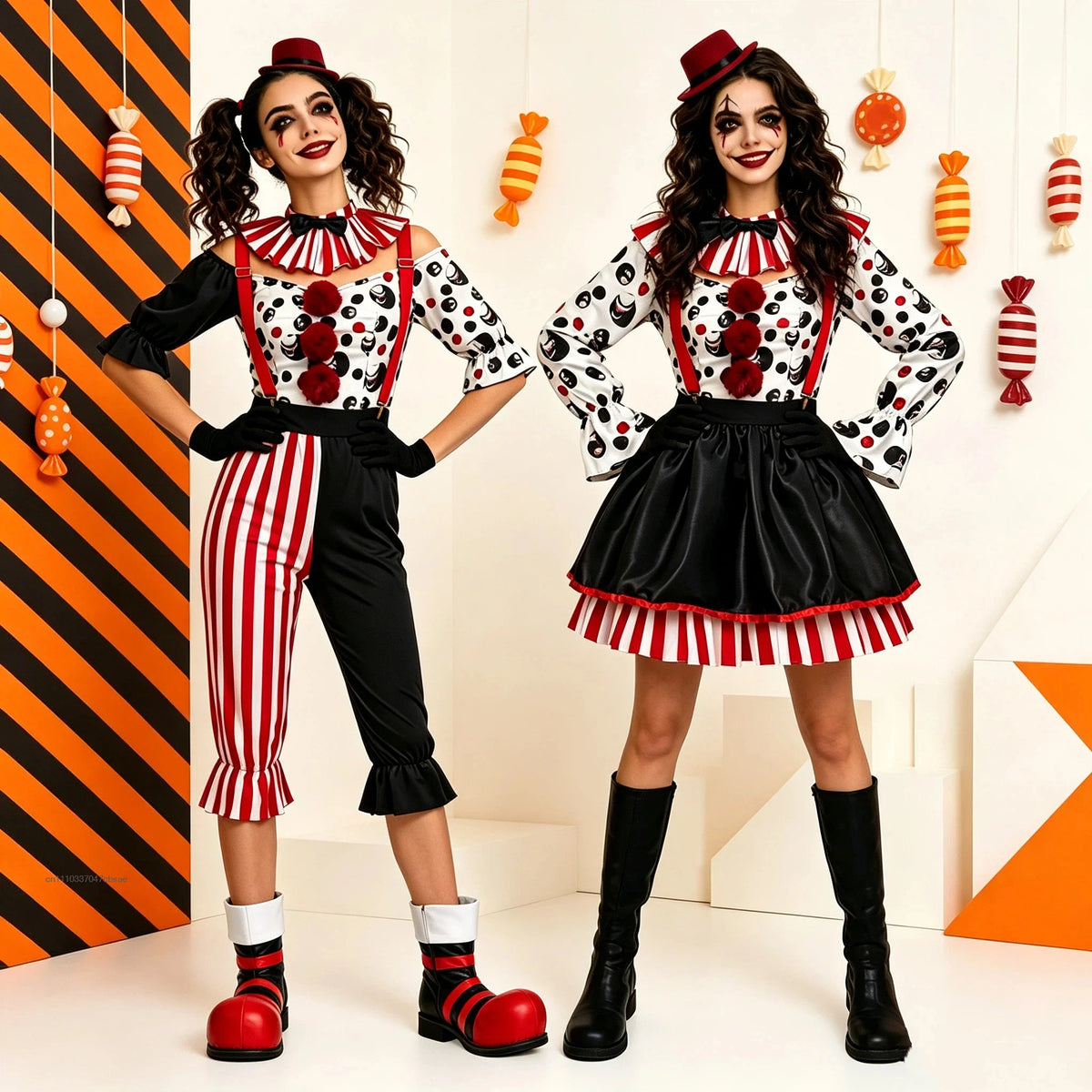 Déguisement Clown Effrayant Famille