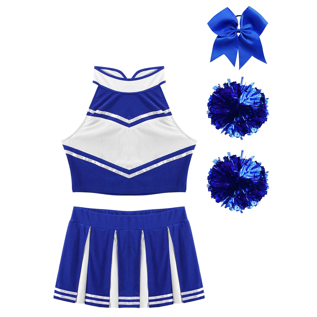 Déguisement Pom-Pom Girl pour Femme — Ensemble Complet – vue 2