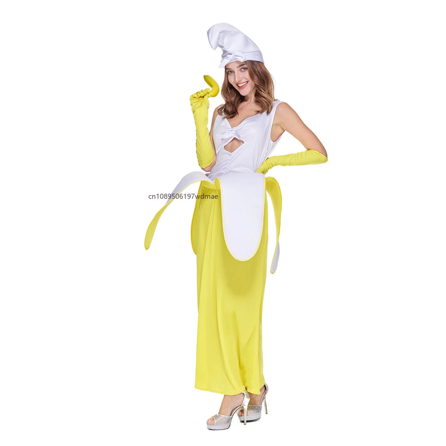 Déguisement Banane Fruit Adulte – vue 2