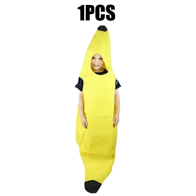 Déguisement Banane – Lots 1, 3, 5 ou 10, Adulte et Enfant