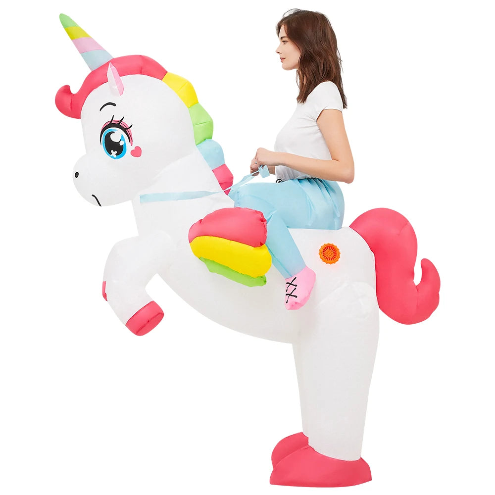 Déguisement Licorne à Chevaucher Gonflable – Plusieurs Tailles